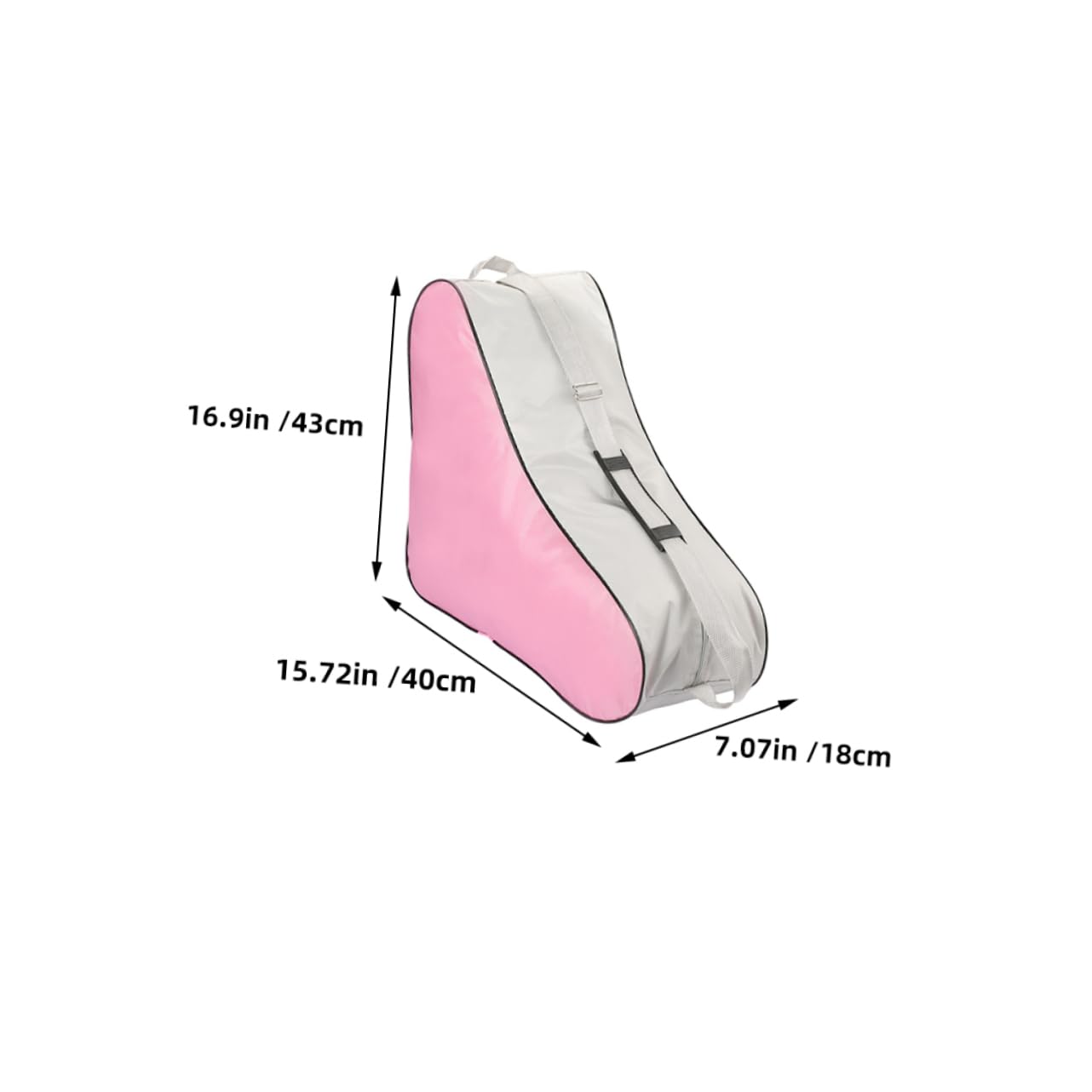 Toddmomy Roller Skates Bag Skating Backpack Ice Skating Storage Skates Pouch for Women Multi-functional Sports Gear Bag