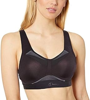 Champion Women's Motion Control Underwire Sports Bra Bra, -black, 36C