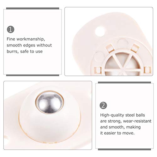 ULTECHNOVO Rodízio de Rodas Auto Adesiva Swivel Caster Roda de Substituição Universal Heavy Duty Rod