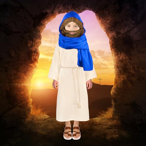 Disfraz Completo Jesus Niños 3-4 Años Azul miniatura 4