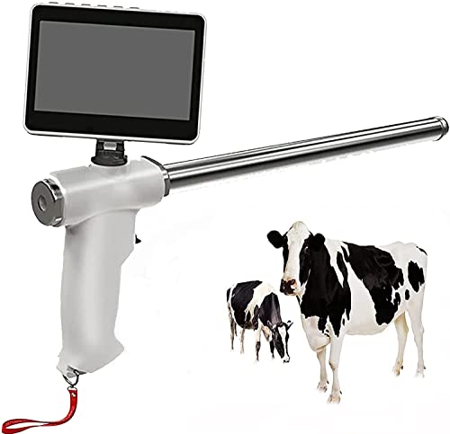 AOKLEY Pistola De Inseminación Artificial,Cría Veterinaria De Vacas con Pantalla Giratoria,Calentamiento a Temperatura Constante, Herramientas De Inseminación para Ganado,Caballos,Cow