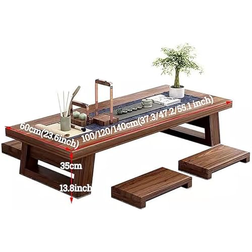 Table Basse Japonaise pour Salon : Solution Confortable pour Manger par Terre