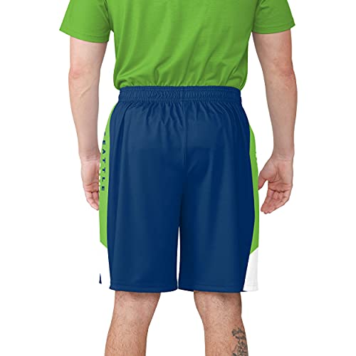 Image of FOCO NFL Mens NFL Team Logo Side Stripe Training Shorts