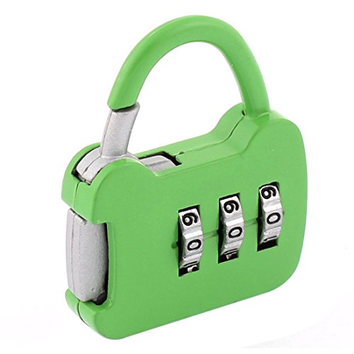 Image of Aexit 19mm x Padlocks & Hasps 16mm 3 Digits Metal Password Padlock Green for Tool Box Combination Padlocks Golf Case
