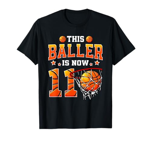 This Baller 11 Basketball Kids Boys Birthday T-Shirt
