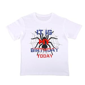 SAVITA It is My Birthday Today T-Shirt, White Cotton Cartoon Birthday T-Shirt for Kids Youth