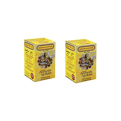 Siddhalepa 2 X 50g Siddhalepa Ayurveda Ayurvedic Herbal Balm Pain Cold Flu Headaches (50g) by Siddhalepa Cover
