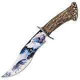 K EXCLUSIVE Wild Wolf Pack Fixed Blade Knife