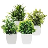 Plante artificielle en pot – aucun entretien quotidien nécessaire, profitez facilement de sa beauté naturelle si besoin, se nettoie facilement avec un chiffon humide, plantes d'intérieur artificielles en pot