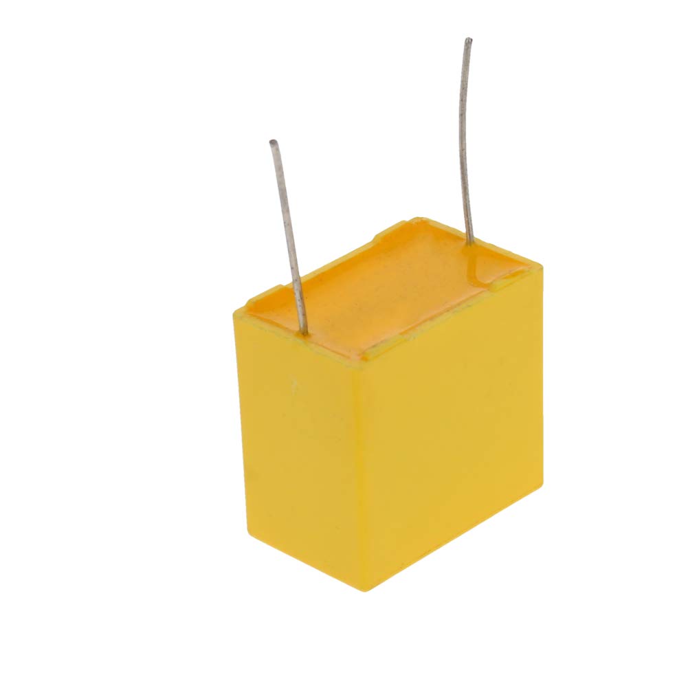 Fielect 20Pcs Safety Capacitors 2.2UF 250V Polypropylene Film Capacitors Gray for Security Equipment