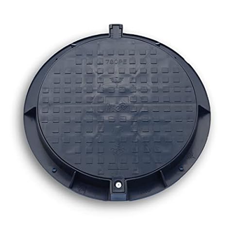 Varile Pokrywa włazu, pokrywa cystern, pokrywa włazu, pokrywa gully, obciążenie do 1,5 t, 780 mm, czarna