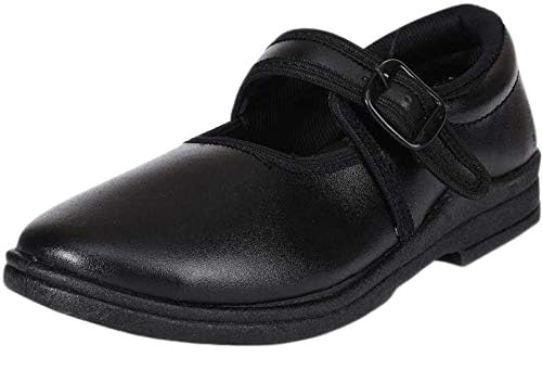 Image of Onbeat Girl's Black School Shoes