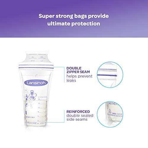 Lansinoh Breastmilk Storage Bags, 25 Count (3 Pack) #TOP1