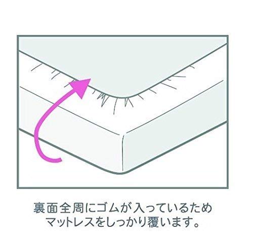 Amazon｜ボックスシーツ シングル 97x195x45cm エジプト産の超長綿 白