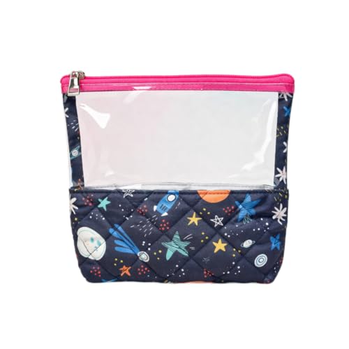 Image of Medicine Kit | Multipurpose All-in-One Compact, Durable, Lightweight, Waterproof, Bag | Travel Friendly Pouch | Ideal for Stationary, Diaper, Medicines (Outer Space Print)