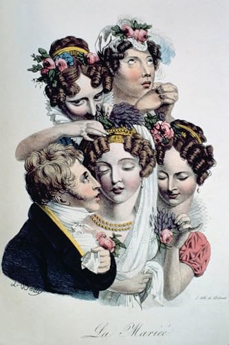 Peinture La Mariée de Louis Léopold Boilly toile moderne 60x90cm