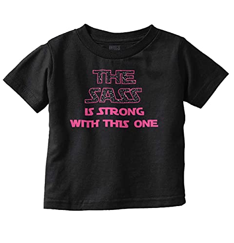 Sass Strong with This One Dark Galaxy Youth T Shirt Tee Girls