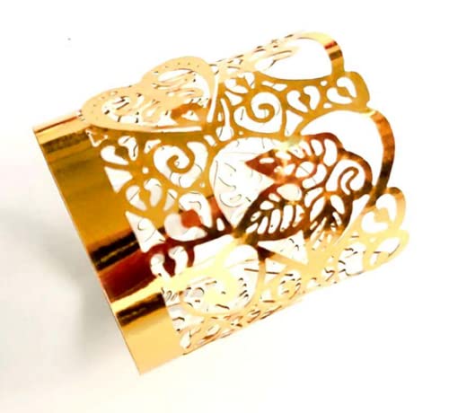 Zmgmsmh 100GEZHIDENGZHAO0001 100 Candle Holder Laser Cutting Votive Wraps Candle Holder For Wedding Table Christmas Festival Tealight Decor Tea Light Votive Wrap Candle Holder Decorative Wraps Paper  thumb #4