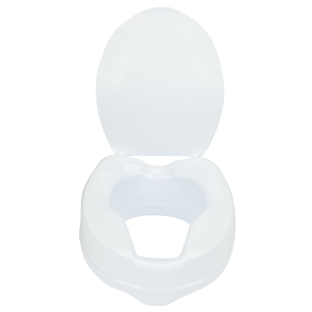 Buy Azadx 4" Raised Toilet Seat with Cover, High Elevated Toilet Seat
