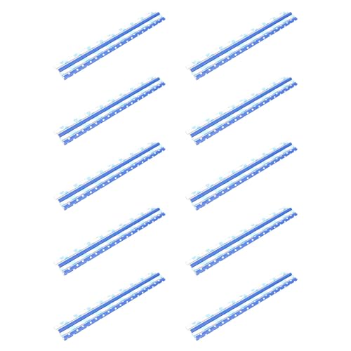 Pitillos descartables de papel azul HANABASS 200 pcs miniatura 1