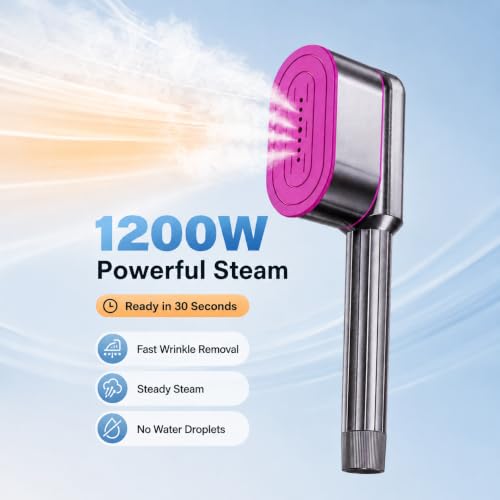 Portable Travel Steamer for Clothes, 1200W, 2-in-1 Iron, 7 Modes - image 5