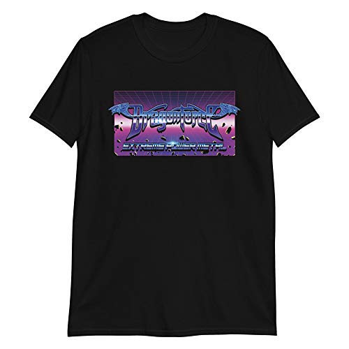 Photo de Dragonforce T-shirt rétro Extreme Power Metal (produit officiel) - Noir - Large