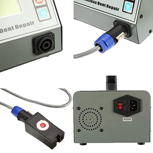 ZWJABYY Auto Body Dent Puller Kit Professional,Hotbox Dent Remover Paintless Dent Repair Tool Induction Heater Hot Box Car Repairing Tool,for Removing Dents,Grey