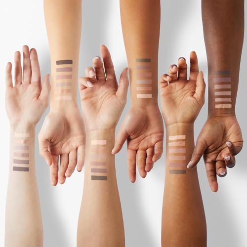 MYSTER ROSEY Nudes 3 Series Mini Eyeshadow Palette, Nude Eyeshadow Palette, Matte Eye Shadow Palettes with Metallic and Matte Finishes, Long-Lasting Wear, Vegan, Cruelty-Free - 0.33oz - 3