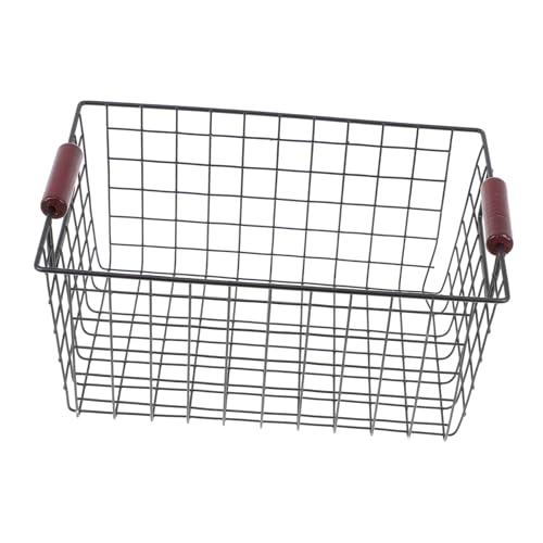 SOLUSTRE Wire Storage Baskets Pantry Food Basket Sturdy Stainless Steel Construction