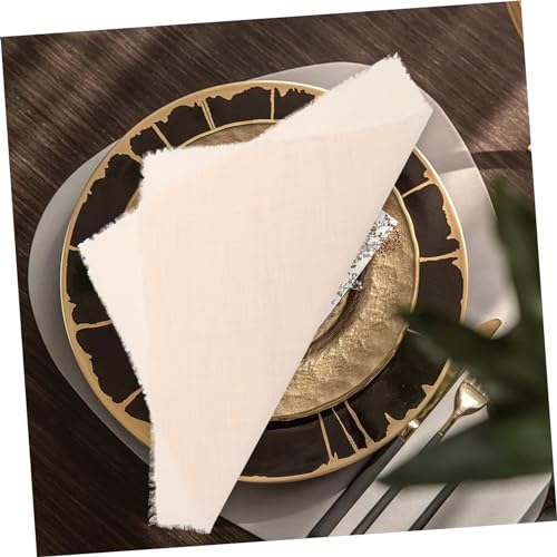 Serviettes Table Réutilisables Grandes Serviettes Fête Mariage - 6