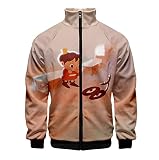 Las sudaderas con cremallera de cuello alto son las sudaderas de Japón Anime Kings Ranking. ser una persona amable y valiente como Bojji.