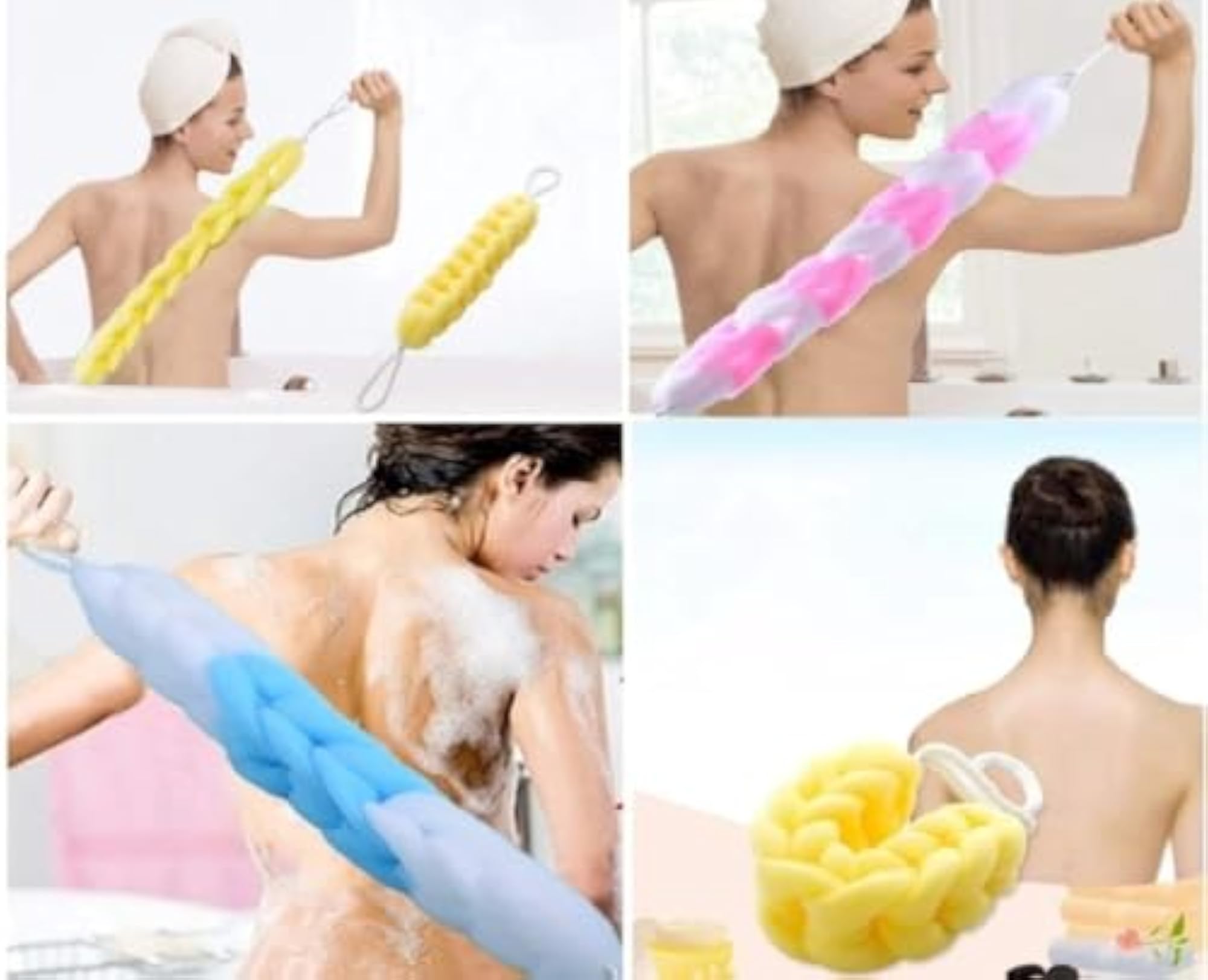 Gentle Bath Shower Loofah Sponge, Perfect for All Skin Types