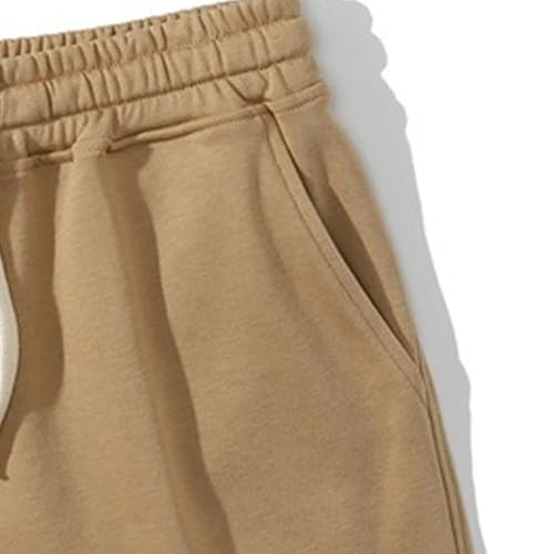 Shorts deportivos casual de algodón para hombre miniatura 7