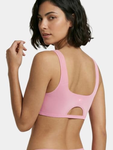 Image of Enamor Bamboo Cotton IB06, Women's Pop-on Bra - 3X Softer, 4X More Absorbent & Antimicrobial, Non-Padded, Wirefree, High Coverage