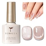 TOMICCA マグネットネイル 微粒子 カラーマグネットジェル 8ml ジェルネイル マグネットキャットアイジェル UV/LED対応 初心者やネイリストに（ヌード）