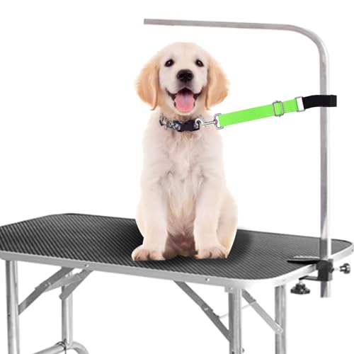 CUTEABC Dog Grooming Extension Strap 2 Pcs Adjustable Dog Grooming Table Loop,Groomers Helper Grooming Loop,Secure and Stable Grooming Loops for Dogs Groomers,Waterproof Grooming arm Extender