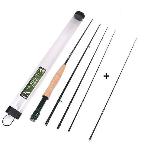 M MAXIMUMCATCH Maxcatch Extreme Graphite Fly Fishing Rod with IM7 Carbon Blank