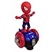 QRFDIAN Les Enfants de Scooter électrique Balance Jouet électrique Spiderman Musique légère Rotation de 360 ​​° Voiture Jouet for Enfants Cool décrochage Choisir (Couleur aléatoire)