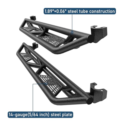 Estribos laterales para Jeep Wrangler JK 2007-2018 miniatura 6
