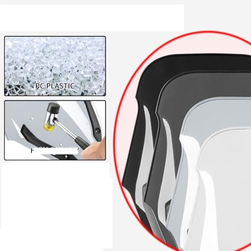 Pare-brise moto pour Xmax 300 bulle protection ecran visiere