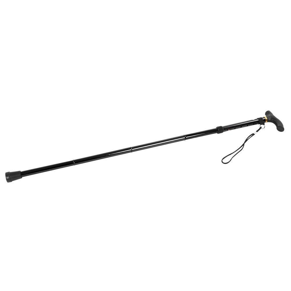 Bastón Plegable Bastón Ajustable Aleación De Aluminio Mango Ergonómico Plegable Bastones De Sendero Livianos para Senderismo Trekking Bastón De Viaje,Muletas Times