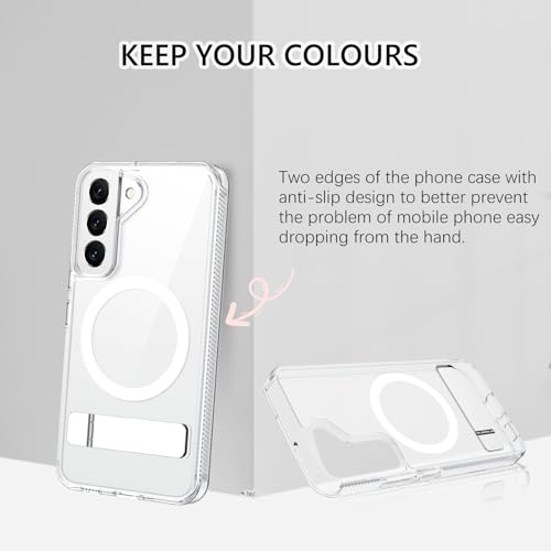 Coque Samsung S23 MagSafe GUAGUA avec support béquille intégrée antichoc