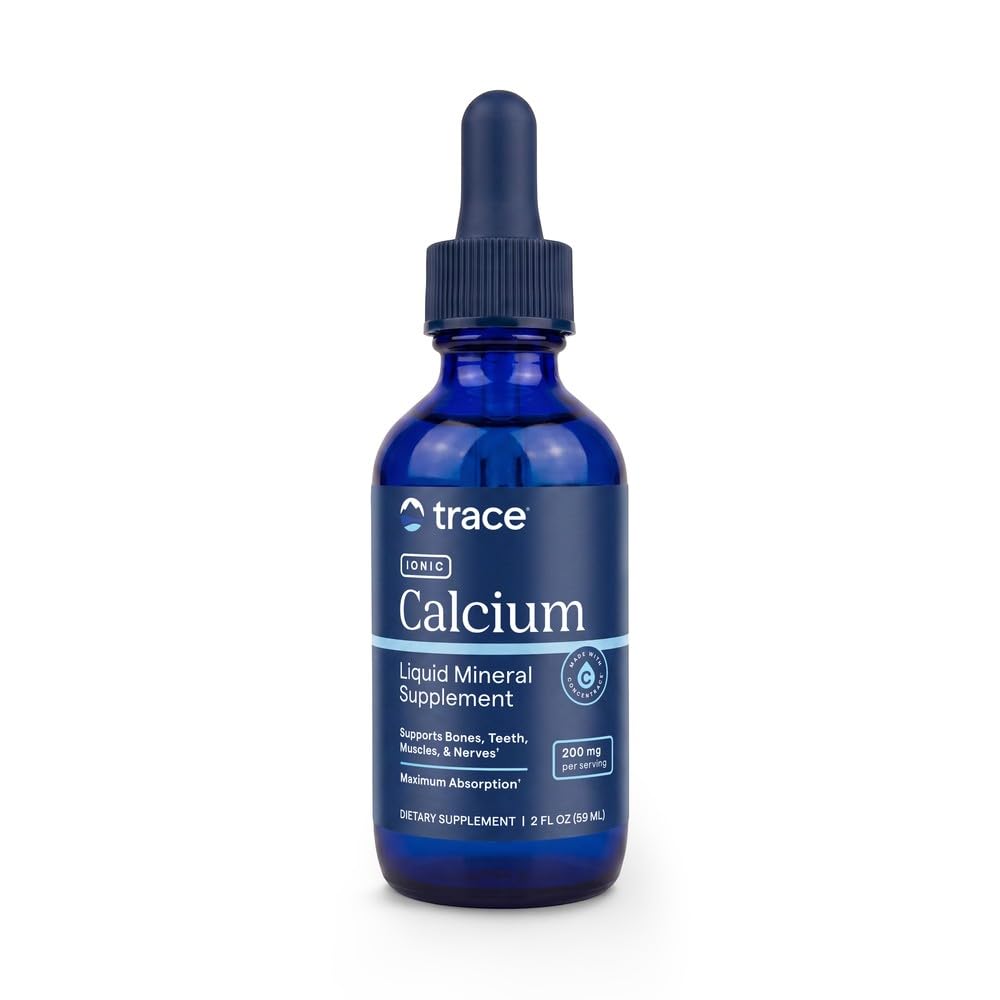 Trace Minerals Liquid Ionic Calcium Supplement, 200mg, 59ml, 2 fl oz