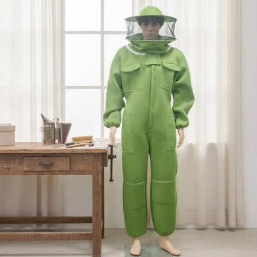 Traje para apicultura contra picaduras: conjunto de algodón aireado fresco XXL 5