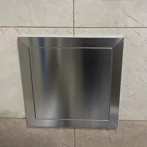 Panneau d'accès universel pour cacher une goulotte d'eau murale