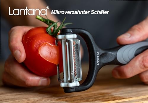 Kartoffelschäler von Lantana, Gemüseschäler, Obstschäler, Julienne (3 in 1) – Ansicht 5
