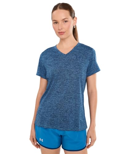 Image of Under Armour Women's Tech Twist V Neck Short Sleeve T-Shirt