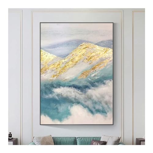 Tableau paysage de montagne d'une taille de 65x90 cm pour salon