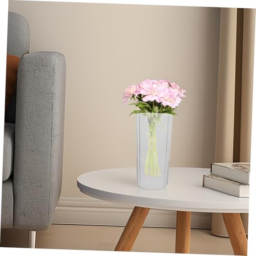 Jarrón de diseño moderno y transparente para floristería 6