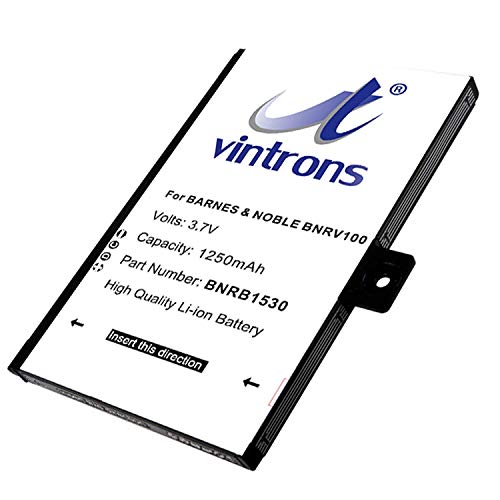 1250mAh Battery for Barnes & Noble 005, Nook, BNRZ100, BNRV100, Nook Classic